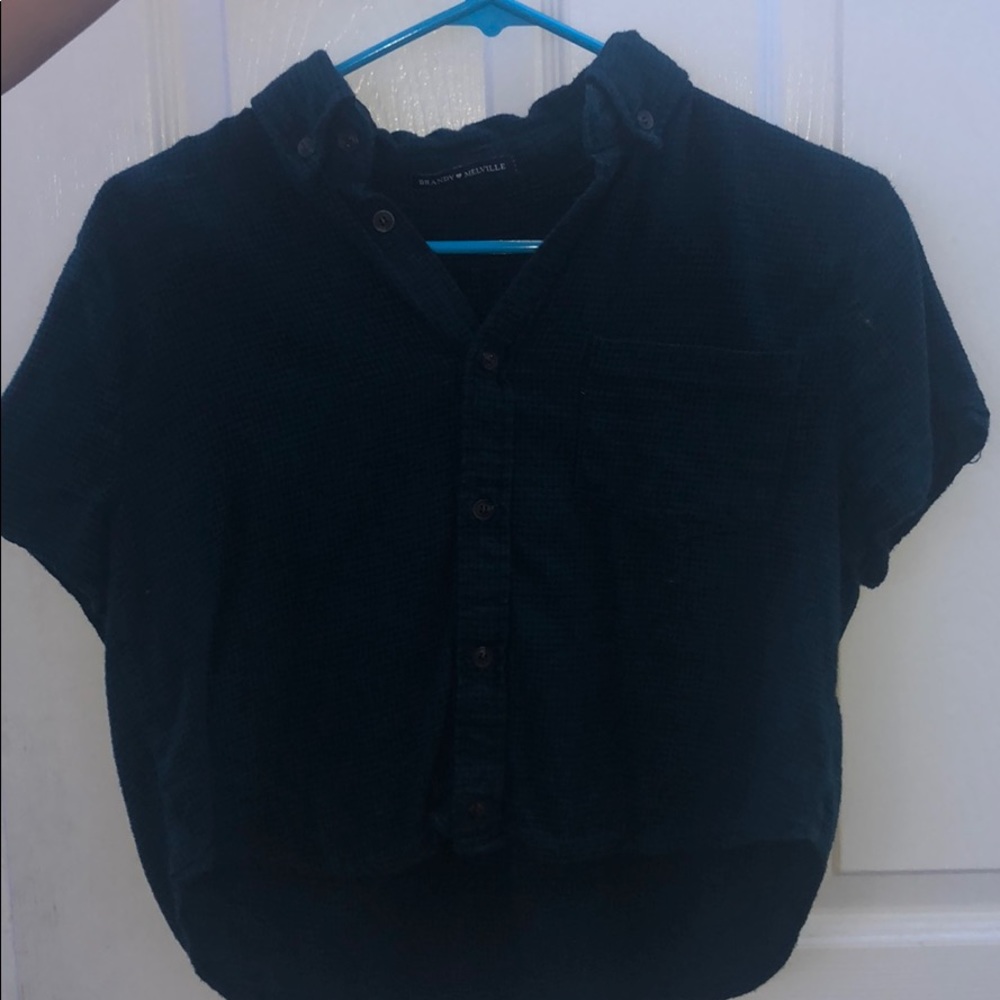 brandy melville collard top